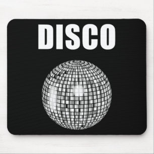 Disco Ball For Funky Soul Music Lovers Mouse Pad