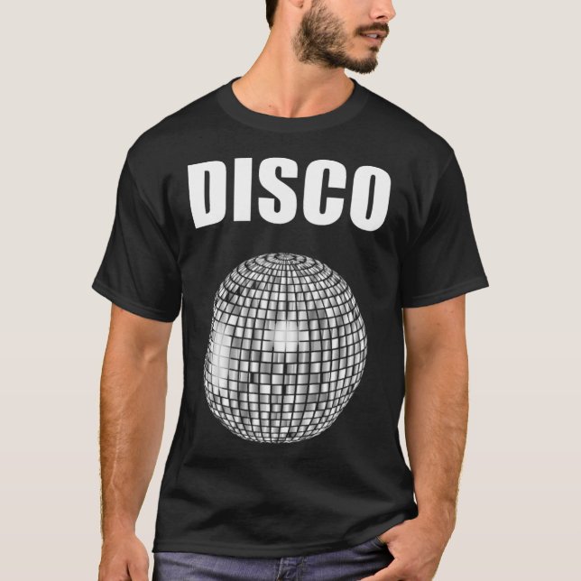 Disco Ball For Funky Soul Music Lovers  T-Shirt (Front)