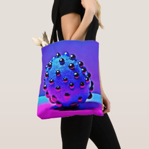 Disco Ball Fruit Tote Bag