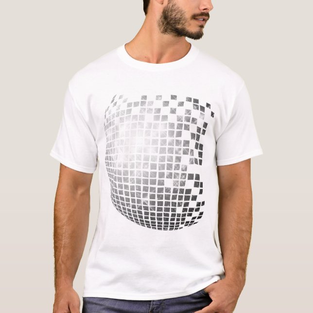 Disco Ball Fun Retro T-Shirt (Front)