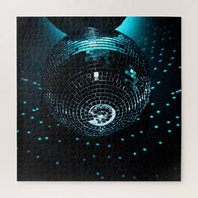 Disco Ball Glare, Nightclub Background. Jigsaw Puzzle (Vertical)