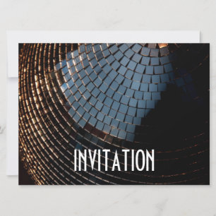 Disco Ball Invitation
