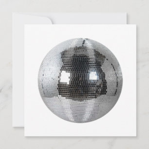 disco ball invitation