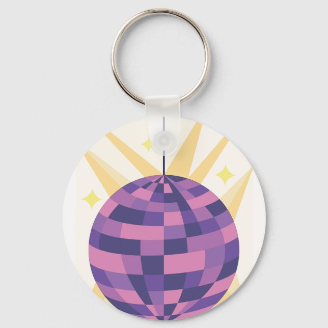 Disco Ball Key Ring (Front)
