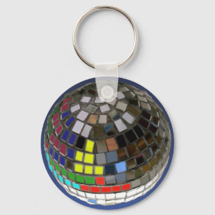 disco ball key ring