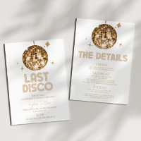 Disco Ball Last Disco Bachelorette Weekend Party