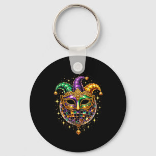 Disco Ball Mardi Gras Carnival Party Lovers Women Key Ring