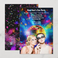 Disco Ball New Year's Eve Girls Party Night