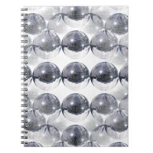 disco ball notebook