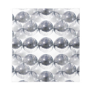 disco ball notepad