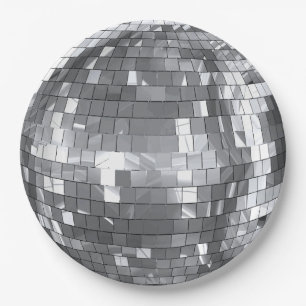 Disco Ball Party Bachelorette Birthday Fun Paper Plate