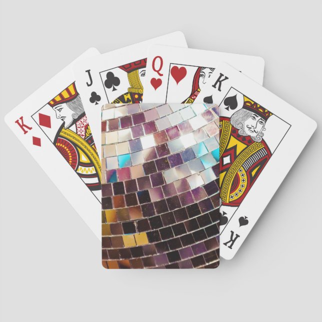 Disco Ball Playing Cards (Back)