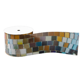 Disco Ball Ribbon Grosgrain Ribbon