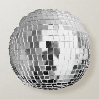 disco ball round cushion
