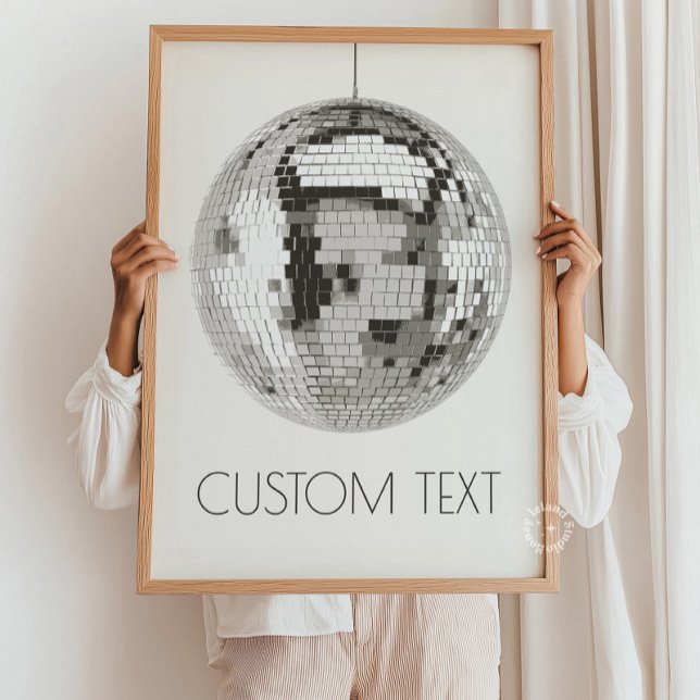 Disco Ball Wall Art Personalised (Disco Ball Wall Art Personalized)
