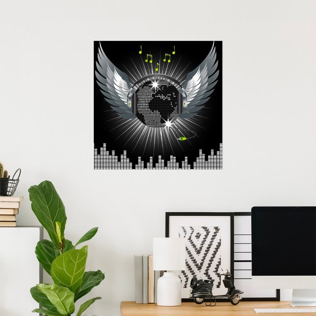 Disco Ball With Wings Poster (Creator Uploaded)