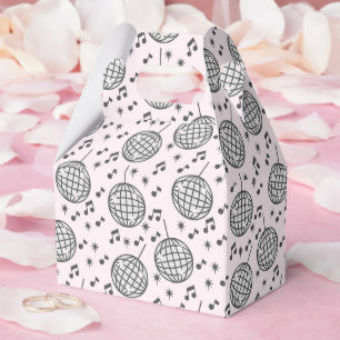 Disco Balls and Music Notes Favour Box