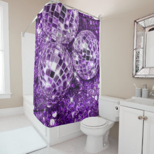 Disco Balls Glam #5 #retro #wall #art Shower Curtain