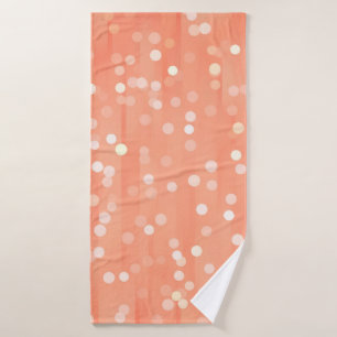 Disco balls in dark  bath towel