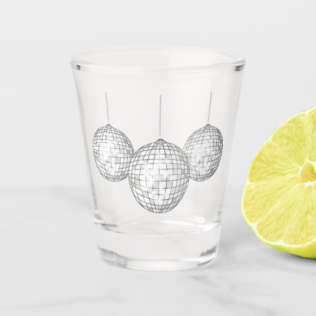Disco Balls  Shot Glass (Front)