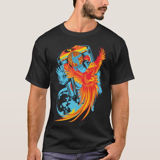 Disco Biscuits Astronaut By Custeez T-Shirt (Front)