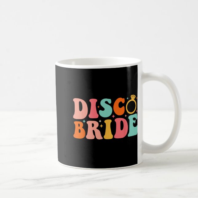 Disco Bride Future Mrs Groovy Retro Bachelorette P Coffee Mug (Right)