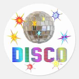 Disco Classic Round Sticker