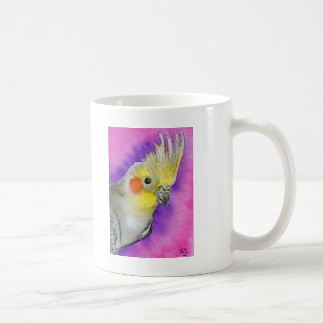 Disco Cockatiel Coffee Mug (Right)