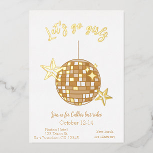 Disco Cowgirl Bachelorette Itinerary Last Rodeo