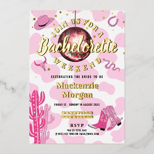 Disco Cowgirl Bachelorette Weekend Party