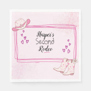 Disco Cowgirl Paper Napkin