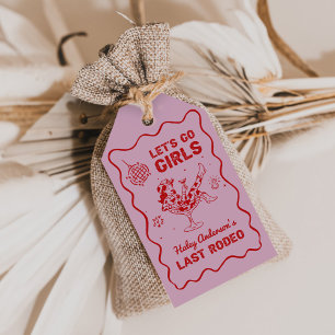 Disco Cowgirl Rodeo Bachelorette Weekend Gift Tags