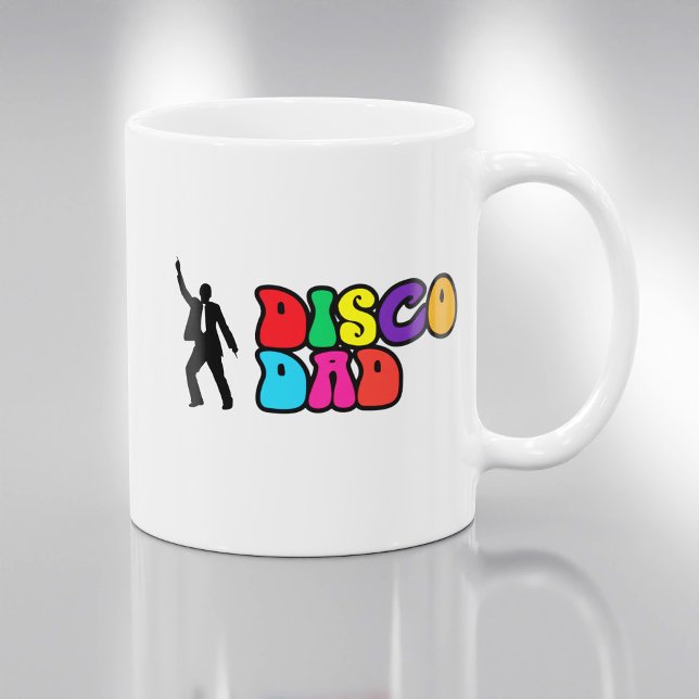 Disco Dad - A Retro 70s Gift for Dad Coffee Mug (Creator Uploaded)