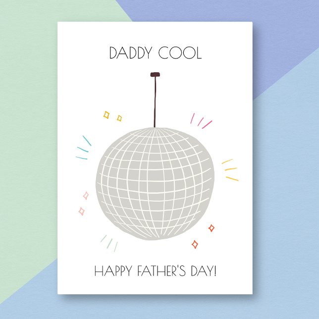 Disco Dad Funny Father's Day Card (Creator Uploaded)