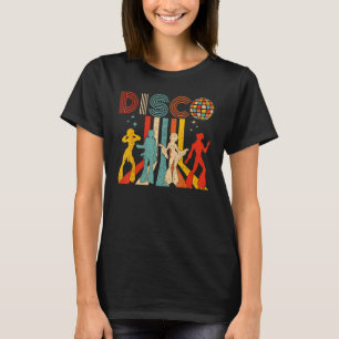 Disco Dance 70s Disco Themed  Vintage Retro Dancin T-Shirt
