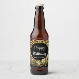 disco, dance, 70s, vintage, beer Label Set