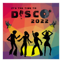 Disco dance floor retro multicolor celebration