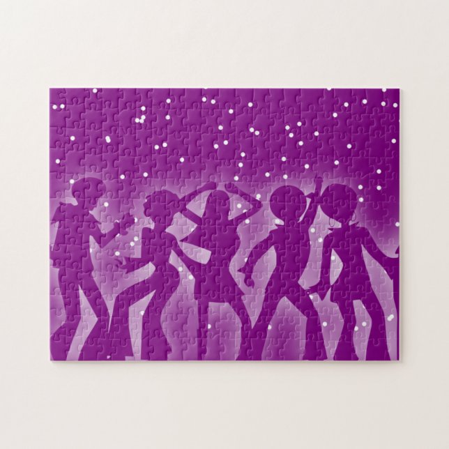 DISCO DANCING 1970s JIGSAW PUZZLE (Horizontal)