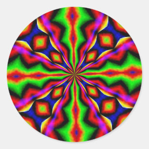 Disco Dancing Classic Round Sticker