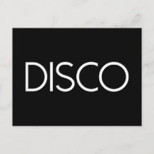 DISCO Dancing Postcard