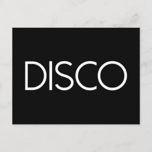 DISCO Dancing Postcard