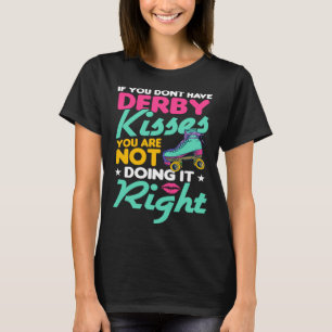 Disco Derby Roller Skating Women Rollerskates T-Shirt