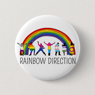 Disco Direction 6 Cm Round Badge
