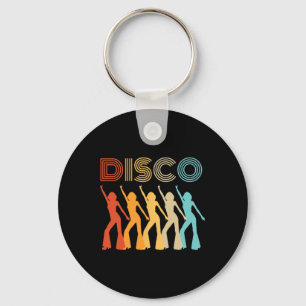 Disco Diva Themed Party 70s Retro Vintage 70's Dan Key Ring