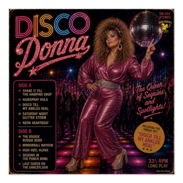 Disco Donna Album Poster (Front)