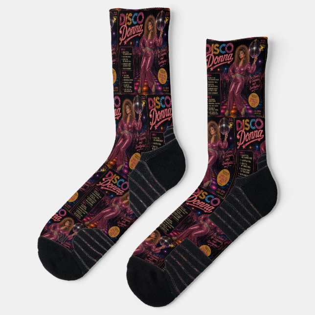 Disco Donna Album Socks (Left)