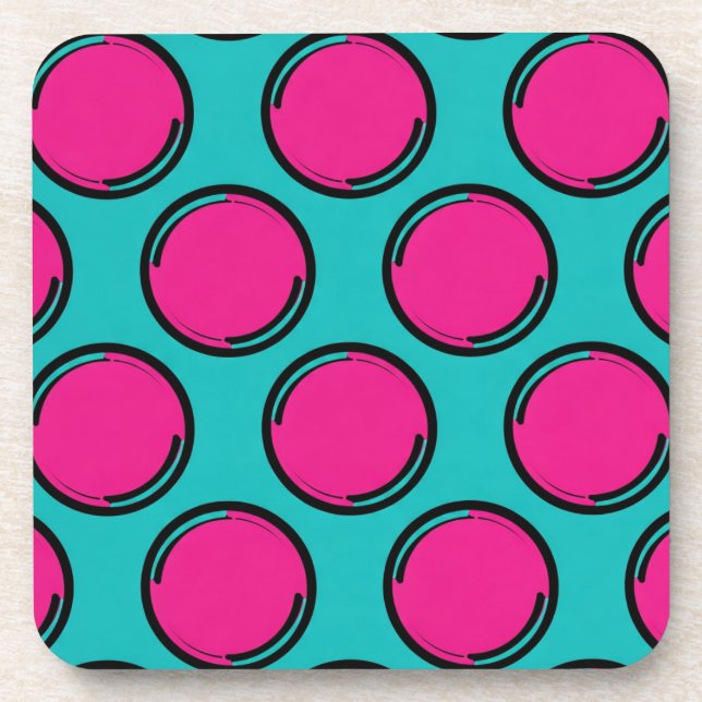 Disco Dots 2.0 Coaster (Front)