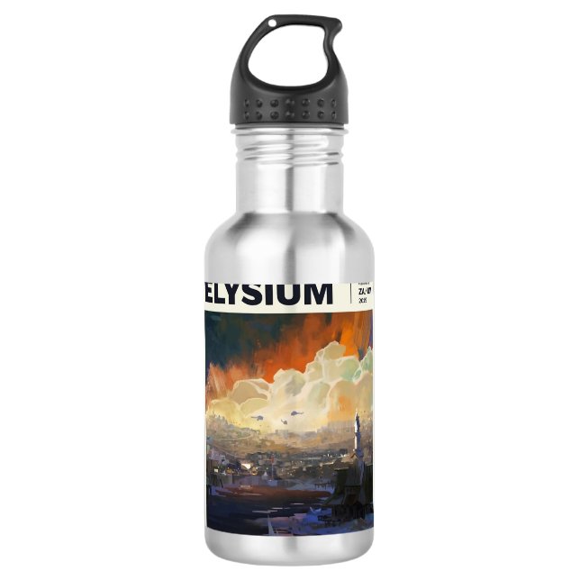 Disco Elysium Essential T Shirt 710 Ml Water Bottle (Front)