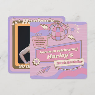 Disco Fever Invitation