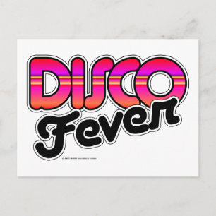 Disco Fever Postcard